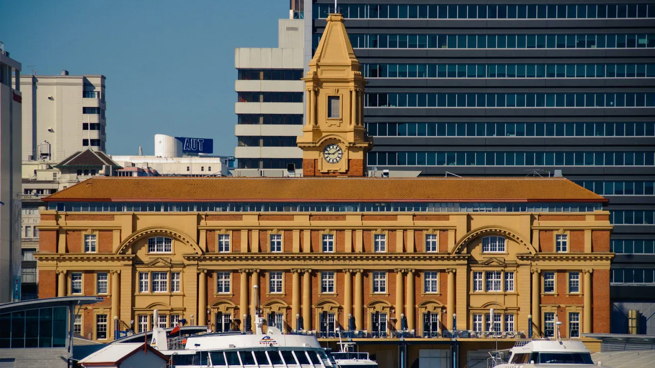 The Ferry Building on the waterfront, Auckland