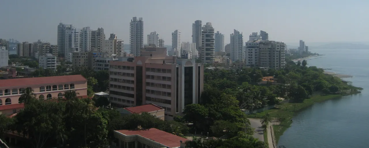 Cartagena, Colombia skyline in Cartagena, Colombia