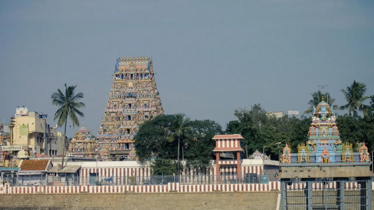 Kapaleeshwarar Temple gopuram in Mylapore, Chennai