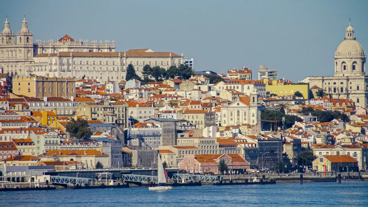 Lisbon seen from the Tagus
