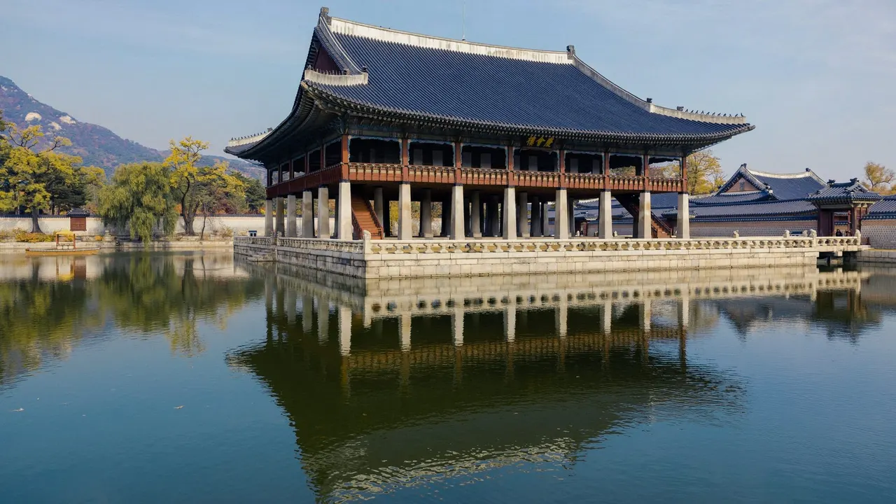 Gyeonghoeru Pavilion at Gyeongbokgung Palace, Seoul