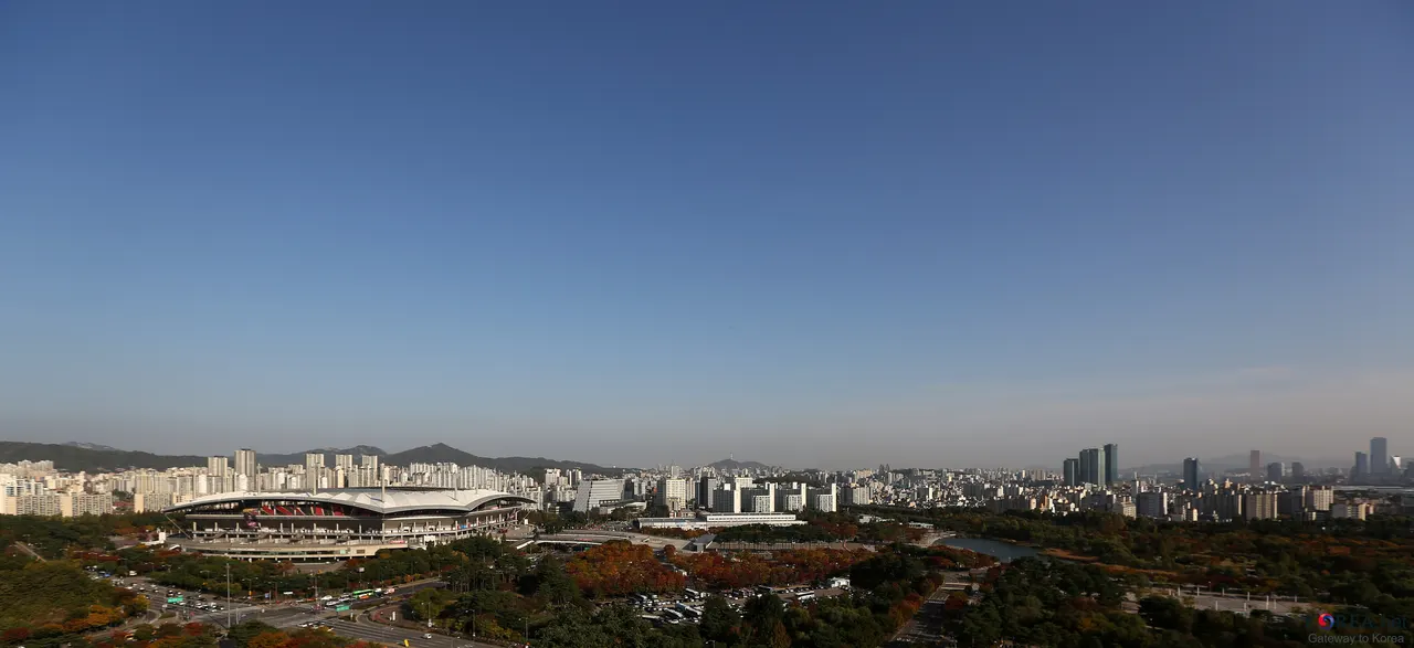 KOCIS Korea Autumn SkyPark 24 in Seoul, South Korea