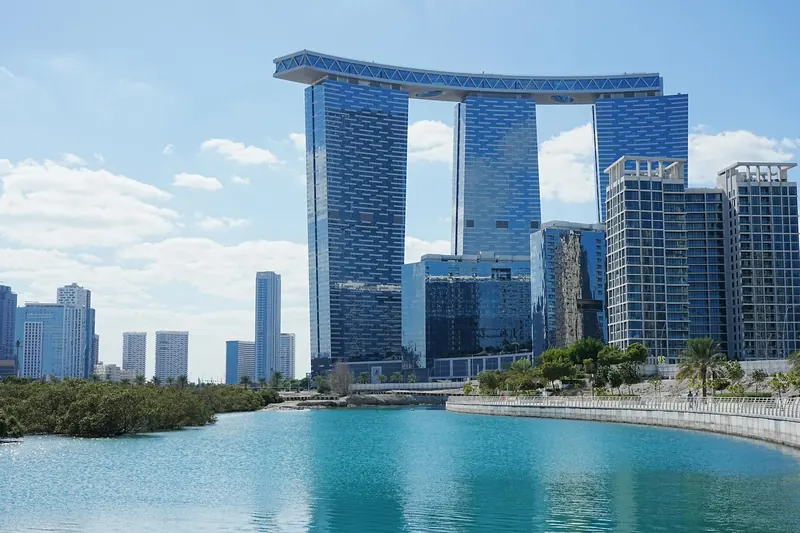 Al Maryah and Reem Island in abu dhabi ae