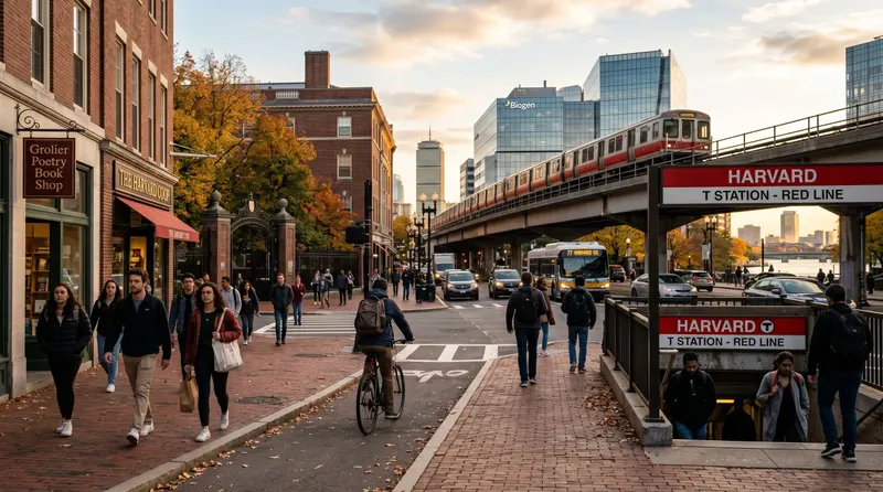 Cambridge: Harvard Square and Kendall Square in boston us