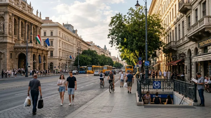 Terézváros and Andrássy Avenue in budapest hu
