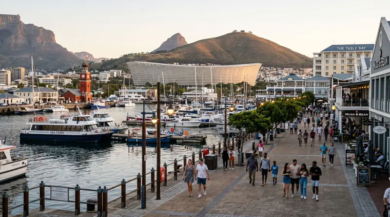 V&A Waterfront and Green Point in cape town za