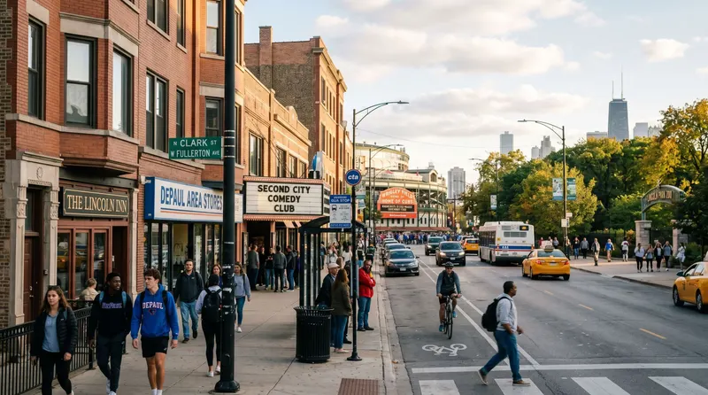 Lincoln Park and Lakeview in chicago us