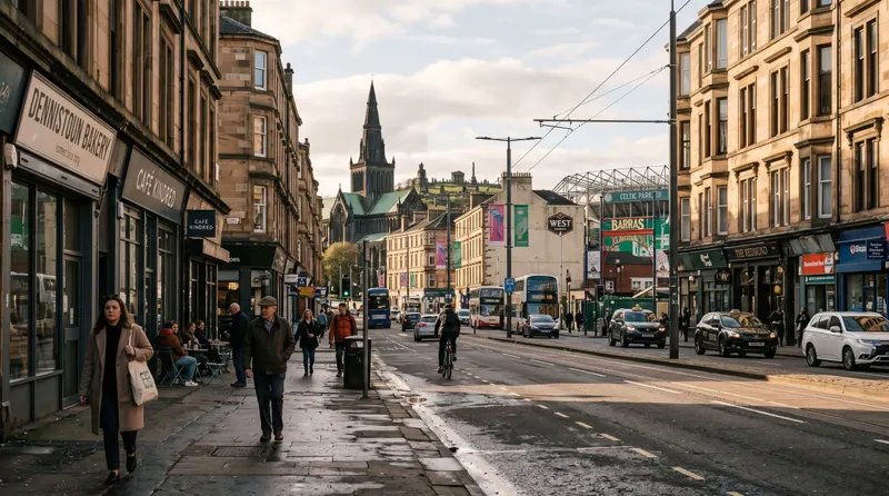East End and Dennistoun in glasgow gb