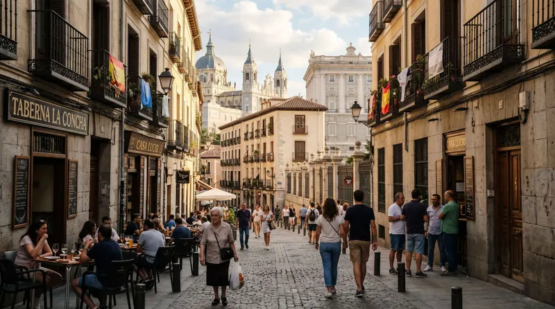 La Latina and Austrias in madrid es