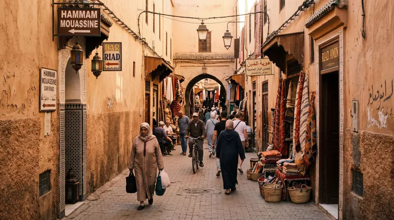 Mouassine and Sidi Abdelaziz in marrakesh ma