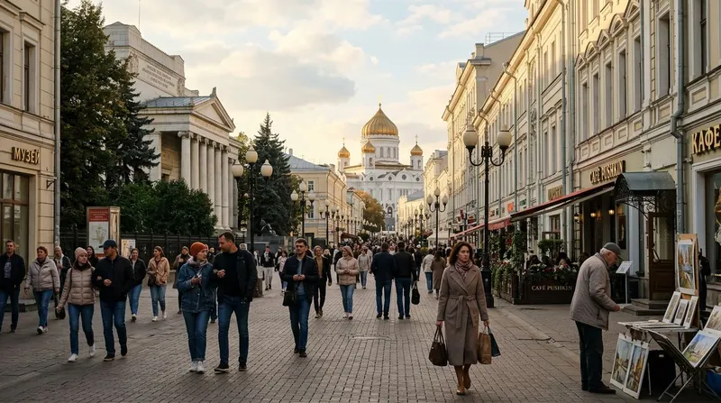 Arbat and Khamovniki in moscow ru