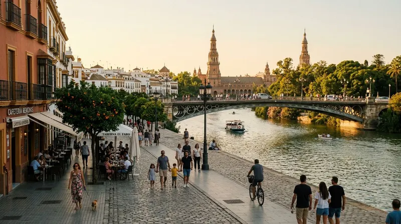 Los Remedios and Parque de María Luisa in seville es