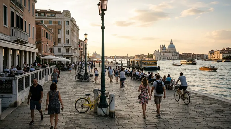 Giudecca and Lido in venice it
