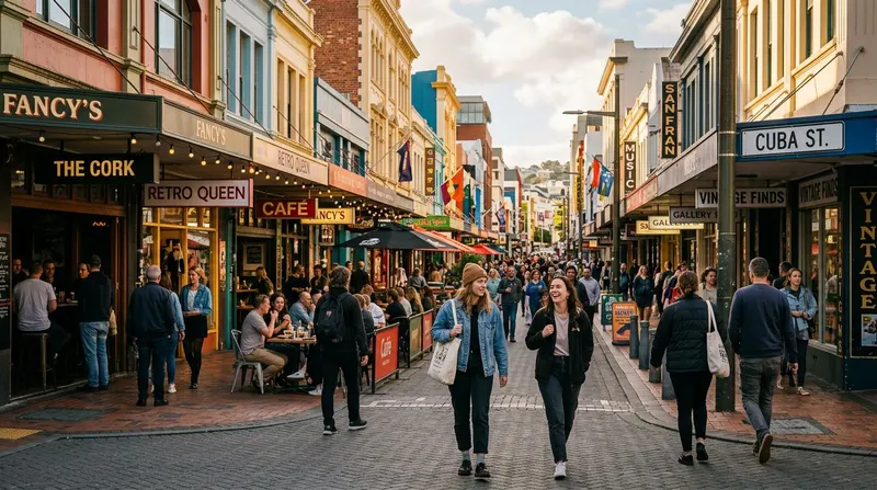 Te Aro and Cuba Street in wellington nz