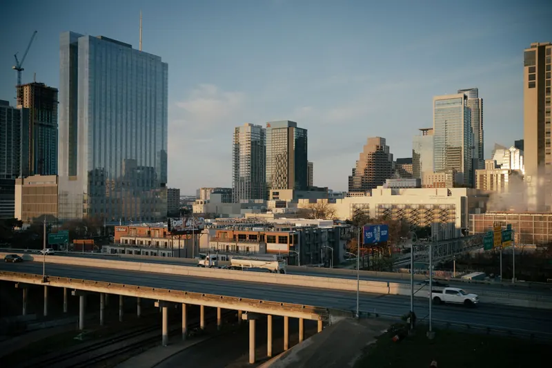Downtown and Warehouse District in austin us