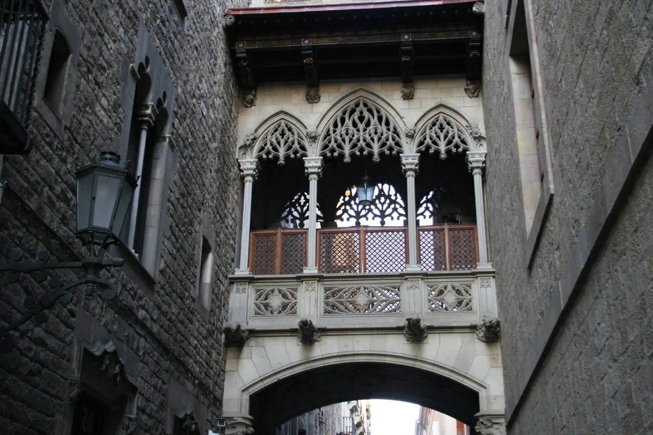 Barri Gotic in Barcelona