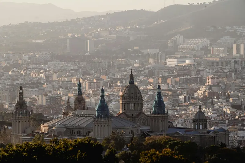 Poble-sec and Montjuic in barcelona
