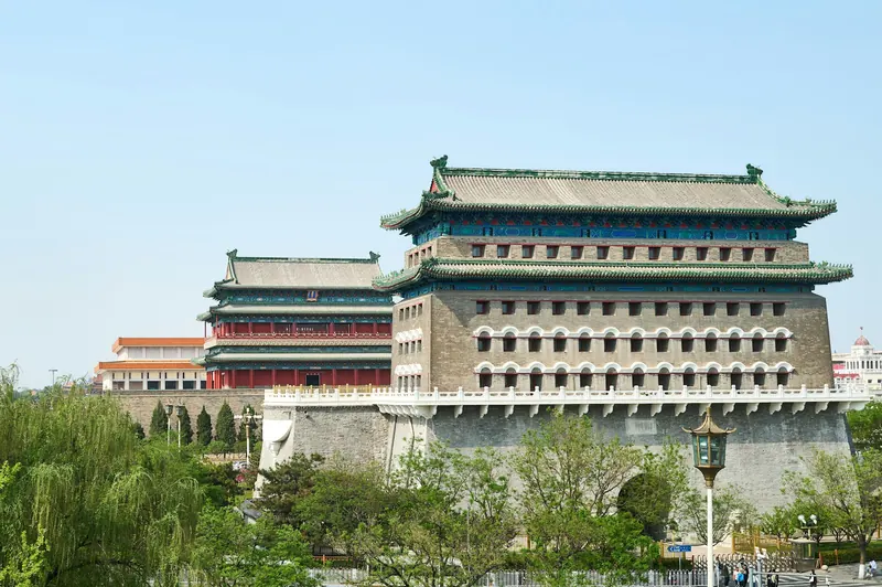 Qianmen and Dashilar in beijing cn