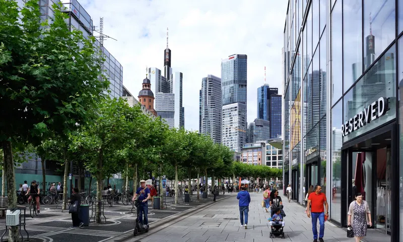 Innenstadt in Frankfurt