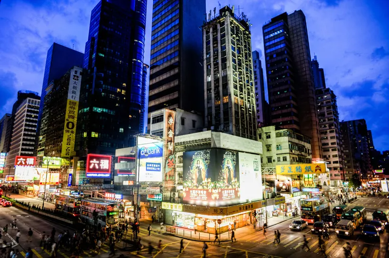 Causeway Bay in hong kong hk