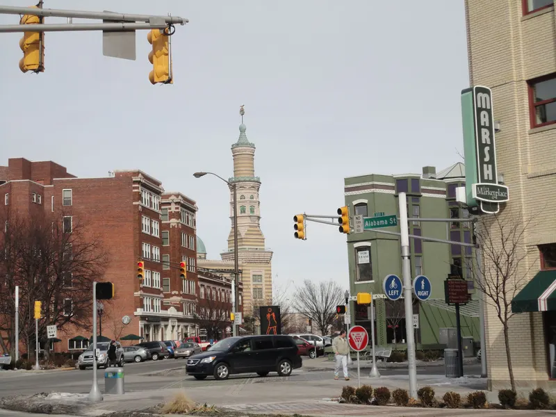 Mass Ave in indianapolis us