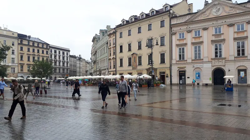 Old Town in Kraków in krakow pl