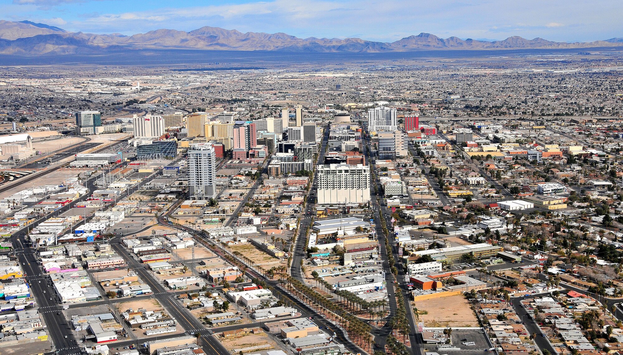 Downtown in Las Vegas