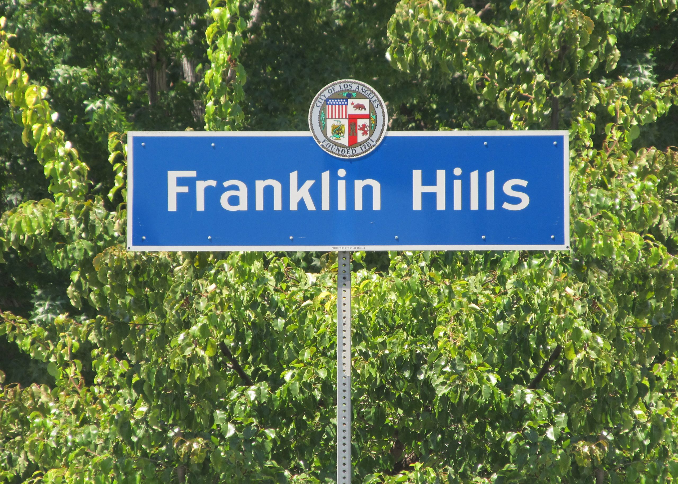 Franklin Hills in Los Angeles