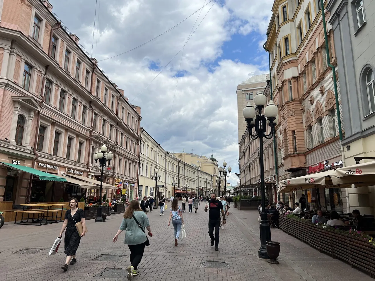 Arbat in Moscow