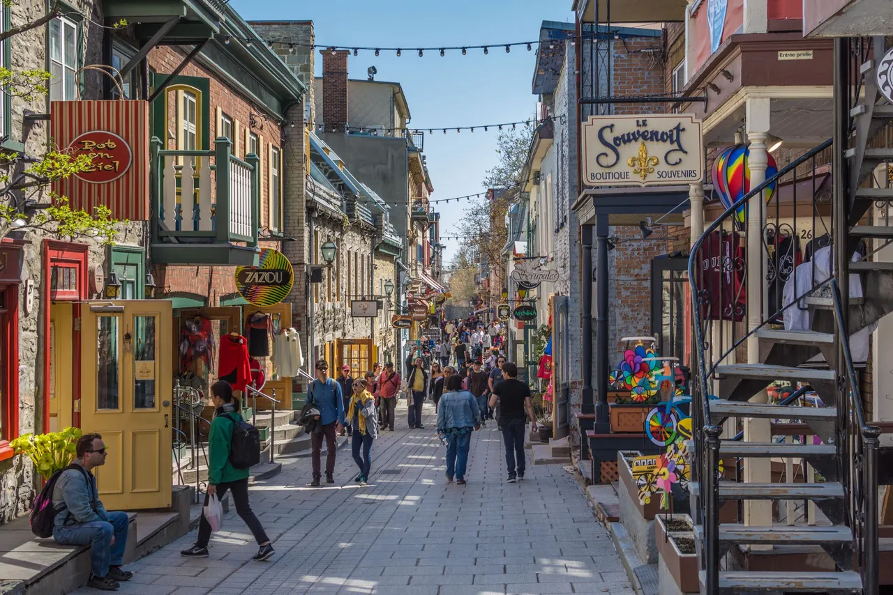 Quartier Petit-Champlain in Quebec City