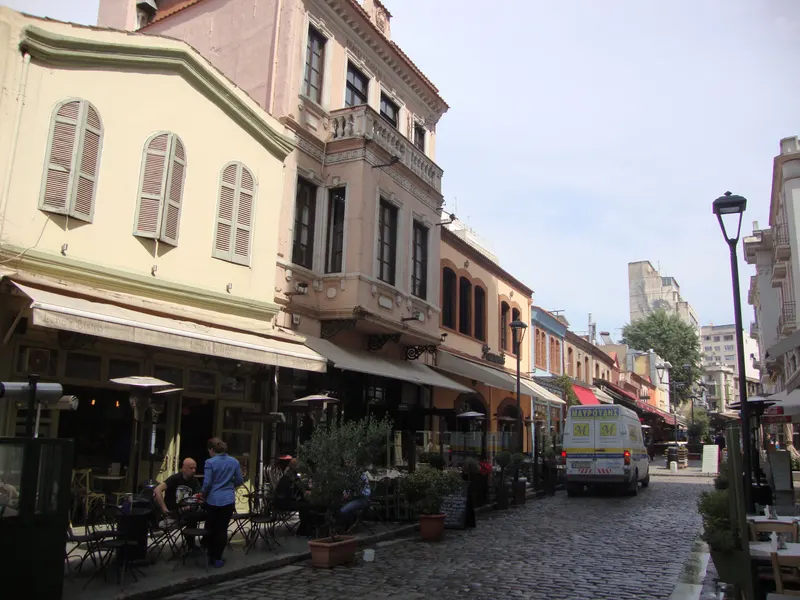 Ladadika and the port in thessaloniki gr