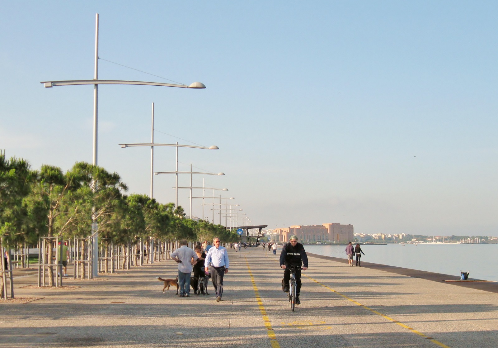 Waterfront and Nea Paralia in Thessaloniki
