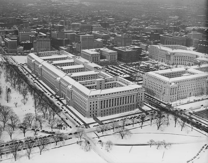 National Mall and Federal Triangle in washington us