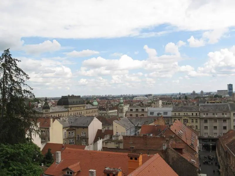 Donji Grad and the Green Horseshoe in zagreb hr
