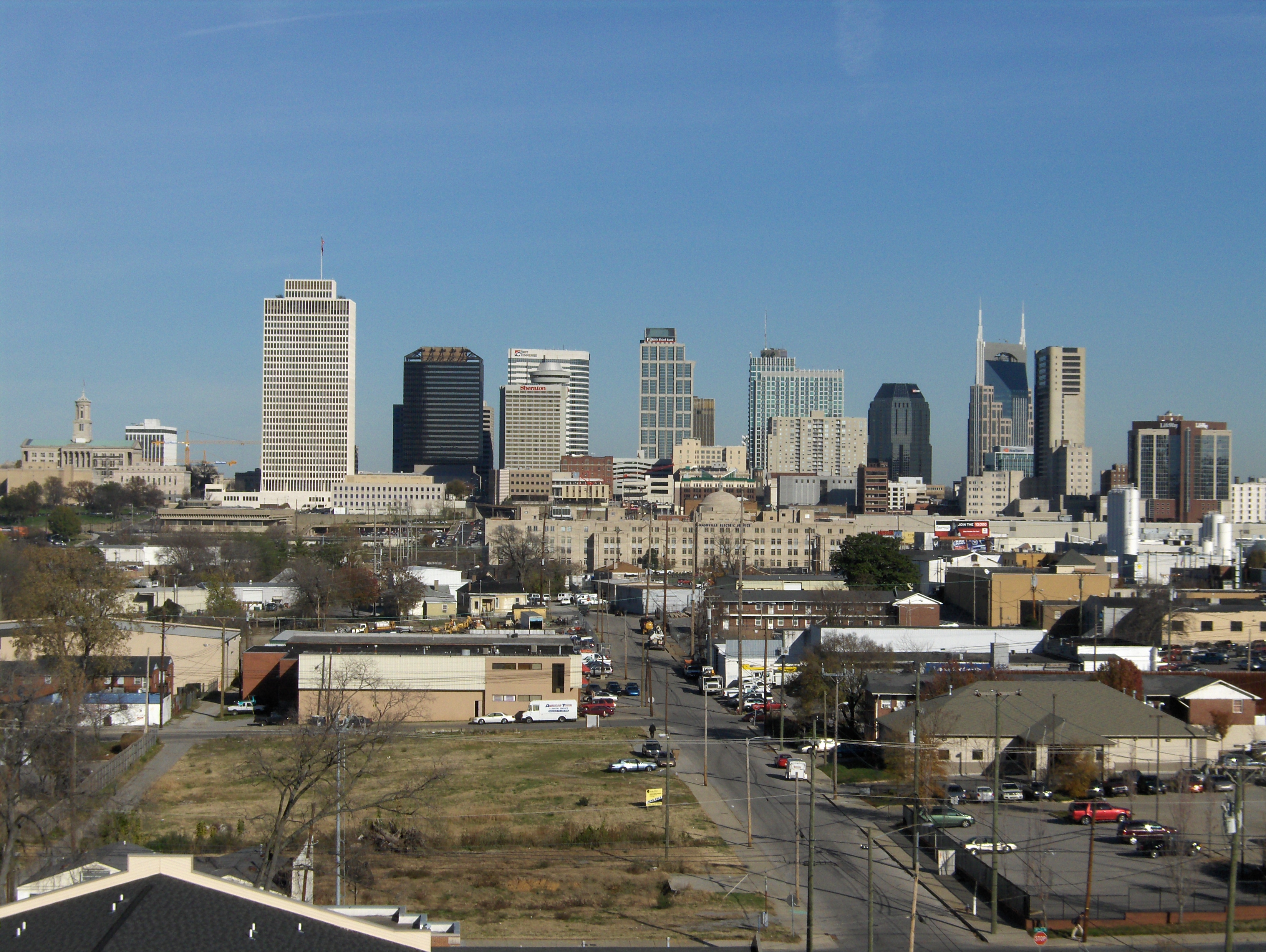 Downtown in Nashville