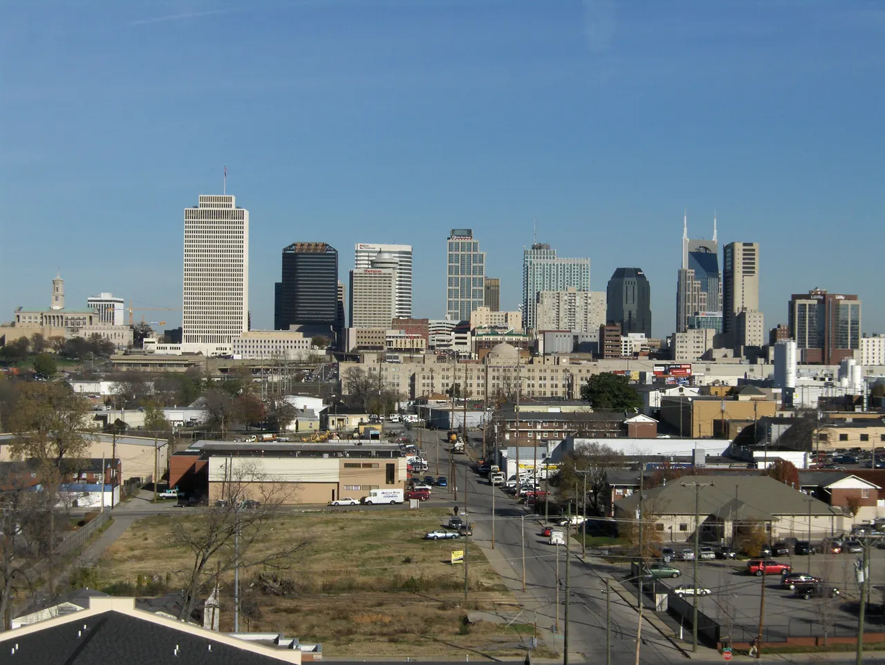 Downtown in Nashville