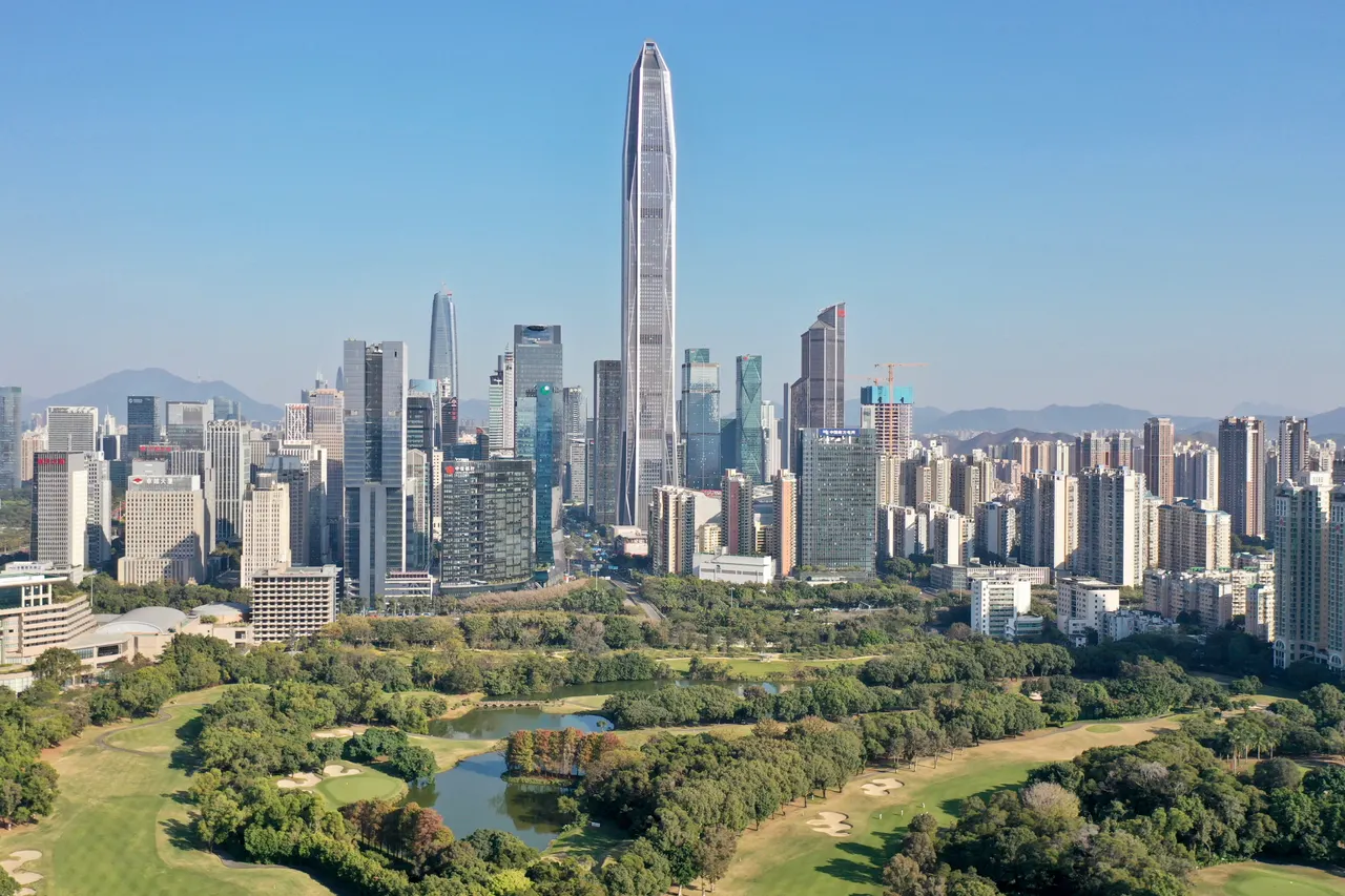 Futian District in Shenzhen