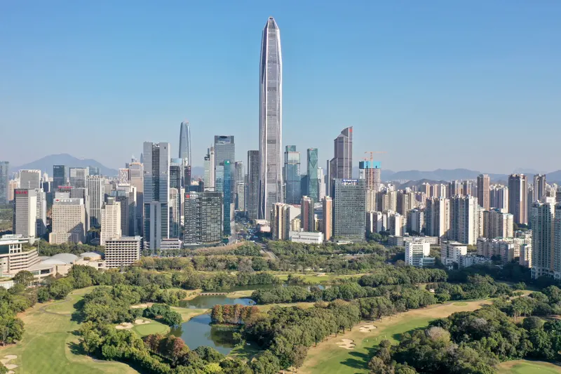 Futian District in Shenzhen