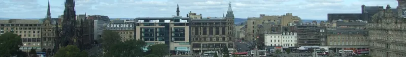 New Town in edinburgh gb