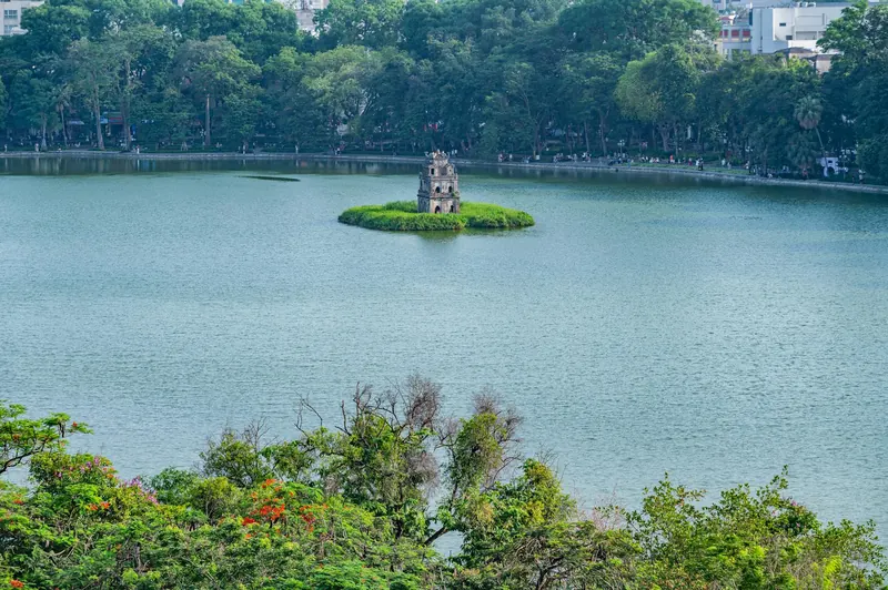 Hoan Kiem Old Quarter in hanoi vn