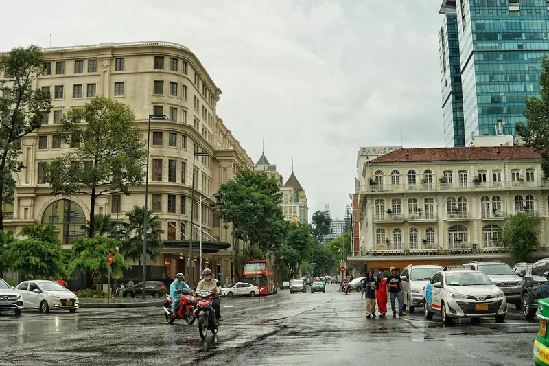 District 1 and Dong Khoi in ho chi minh city vn