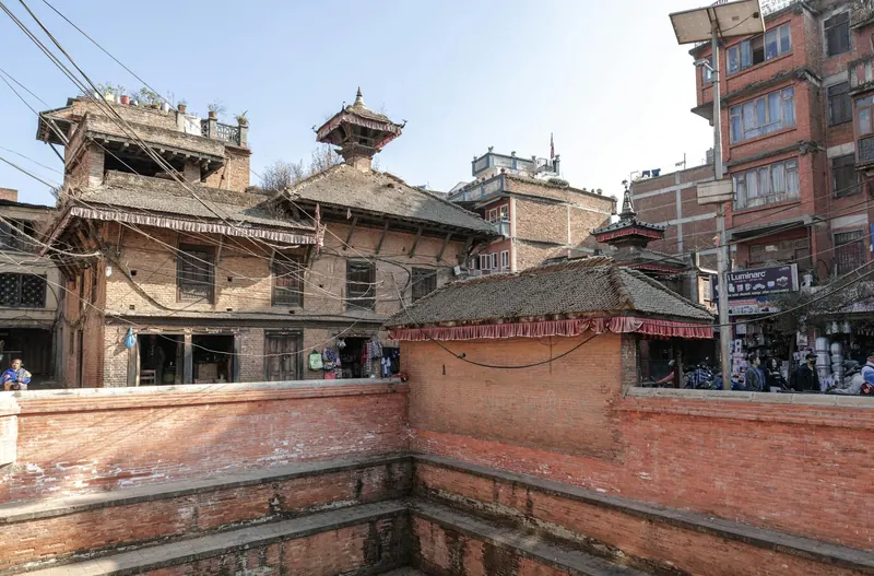Old Kathmandu and Asan in kathmandu np