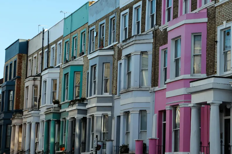 Notting Hill and Kensington in london