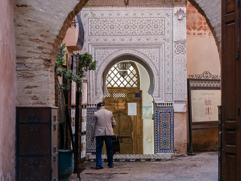 Kasbah and Mellah in marrakesh ma