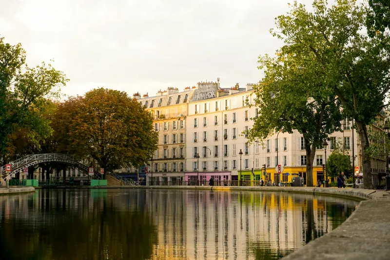 Canal Saint-Martin, Belleville, and Menilmontant in paris