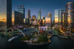 CBD and Elizabeth Quay