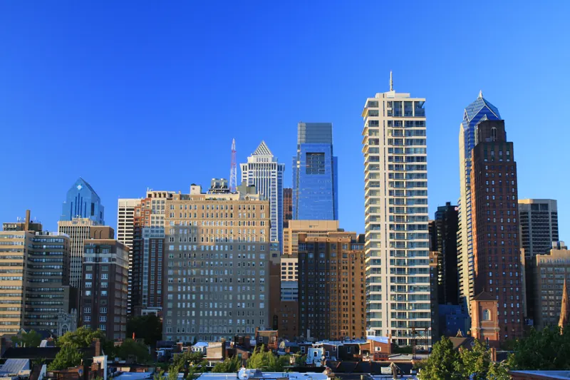Center City and Rittenhouse Square in philadelphia us