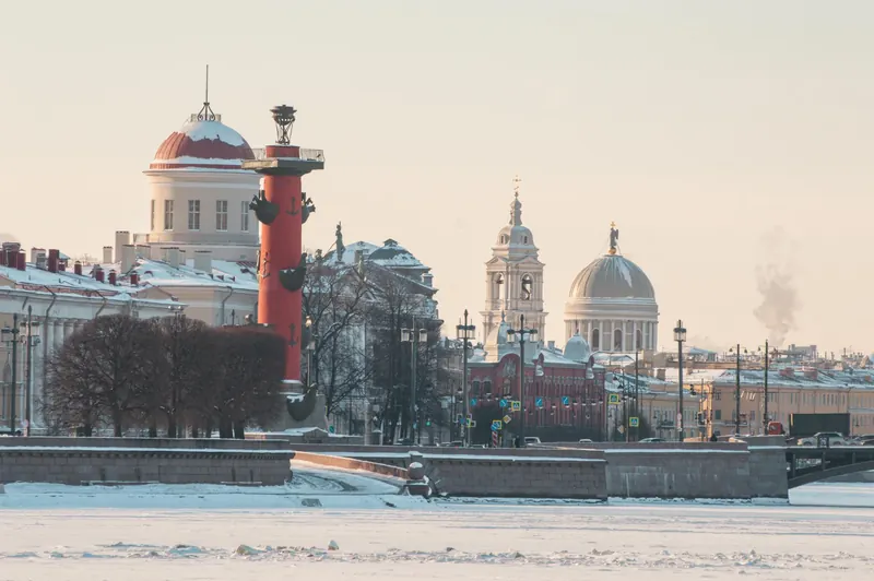 Vasilevsky Island in saint petersburg ru