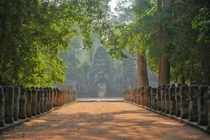 Charles de Gaulle and Royal Gardens in siem reap kh