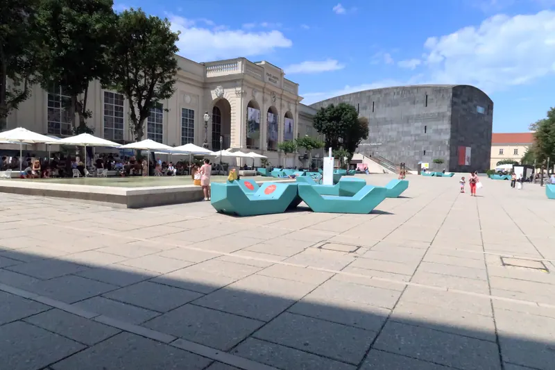 Neubau and MuseumsQuartier in vienna